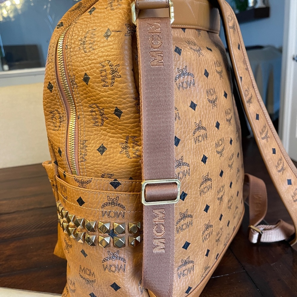 MCM Tan Backpack - Picture 9 of 14